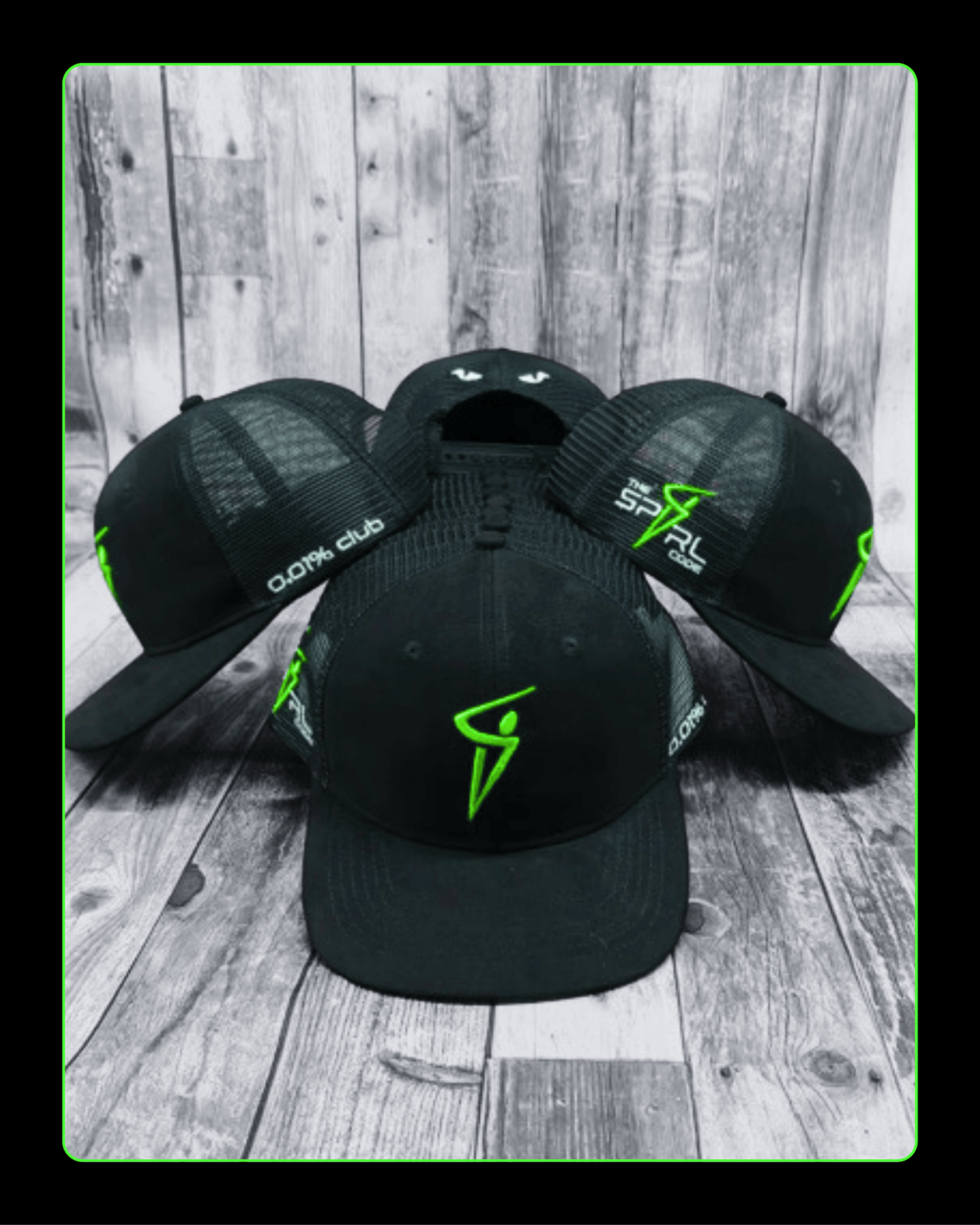 THE SPIRAL CODE GOLF HAT
